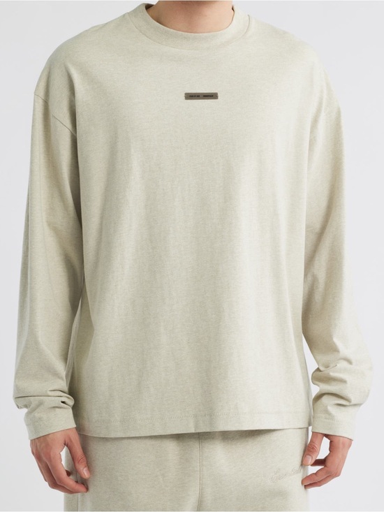 Fear of God Other - Men's Fear of God Essentials Long Sleeve Tee in Heather Stone